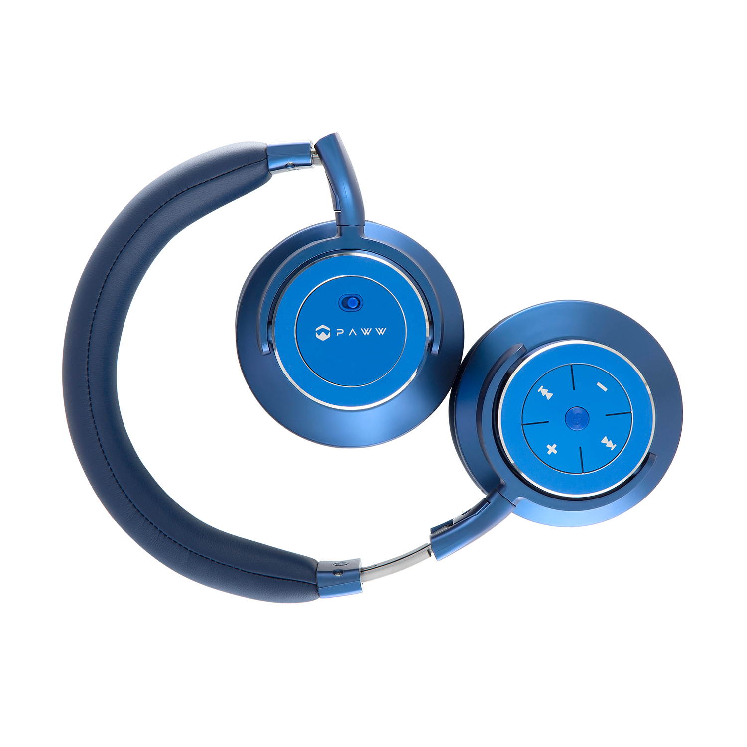 Paww WaveSound 3 Bluetooth Headphones &ndash; Active Noise Cancelling Headphones with Airplane Adapter, Charging Cable & Carrying Case &ndash; Foldable Travel Headphones/Over-Ear Headphones