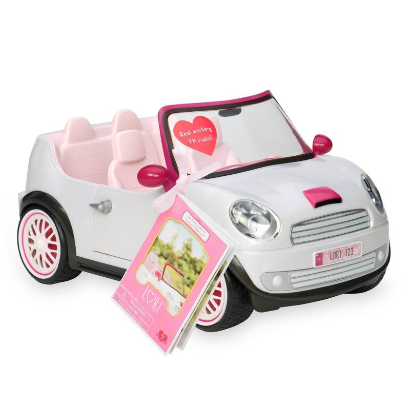 Lori Dolls Go Everywhere! Convertible Car for 6-inch Mini Dolls - Silver