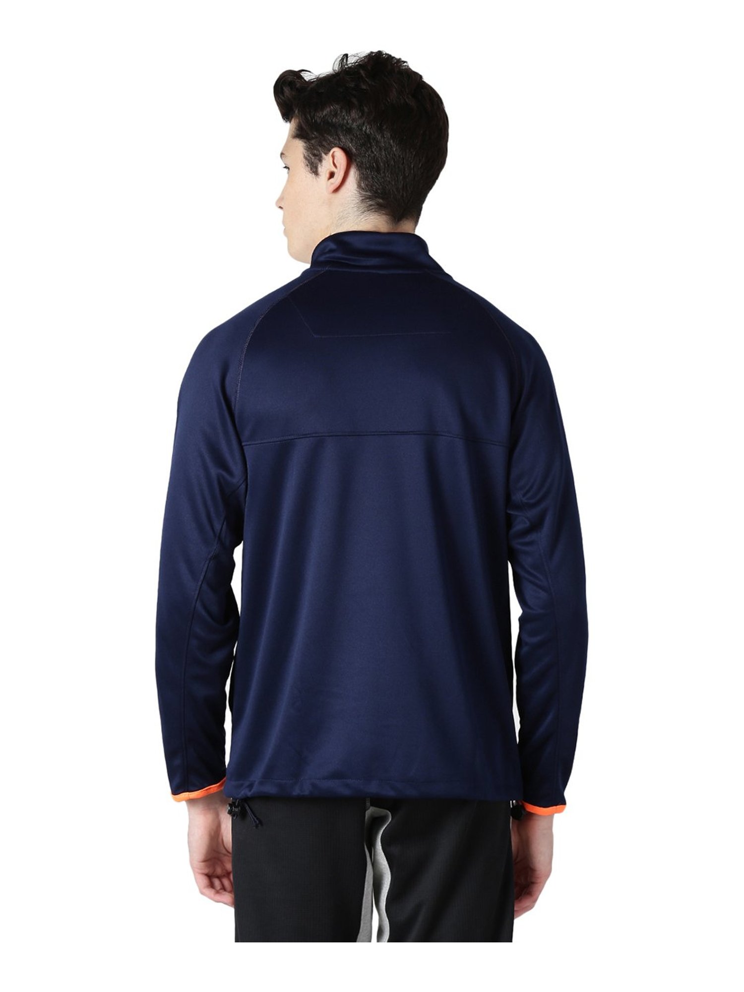 ALCIS Navy Mock Collar Sweatshirt
