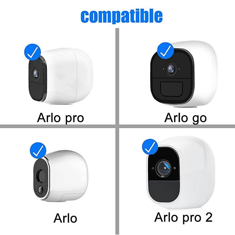 Table Ceiling Mount for Arlo Arlo Pro Arlo Go Arlo Pro 2 WireFree Cameras by Dropcessories 2 Pack White