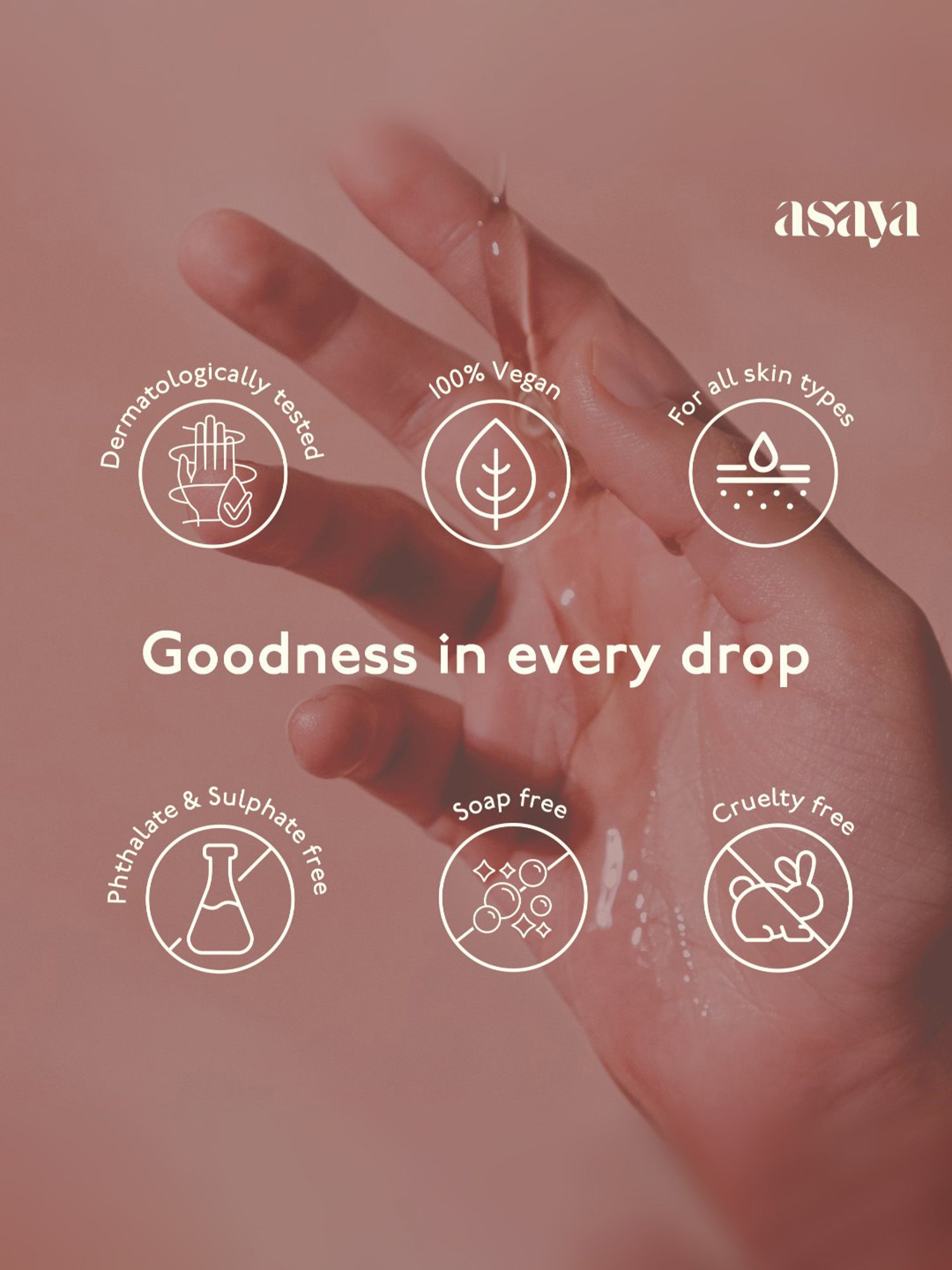 Asaya Almond Shower Body Cleansing Oil - 275 ml