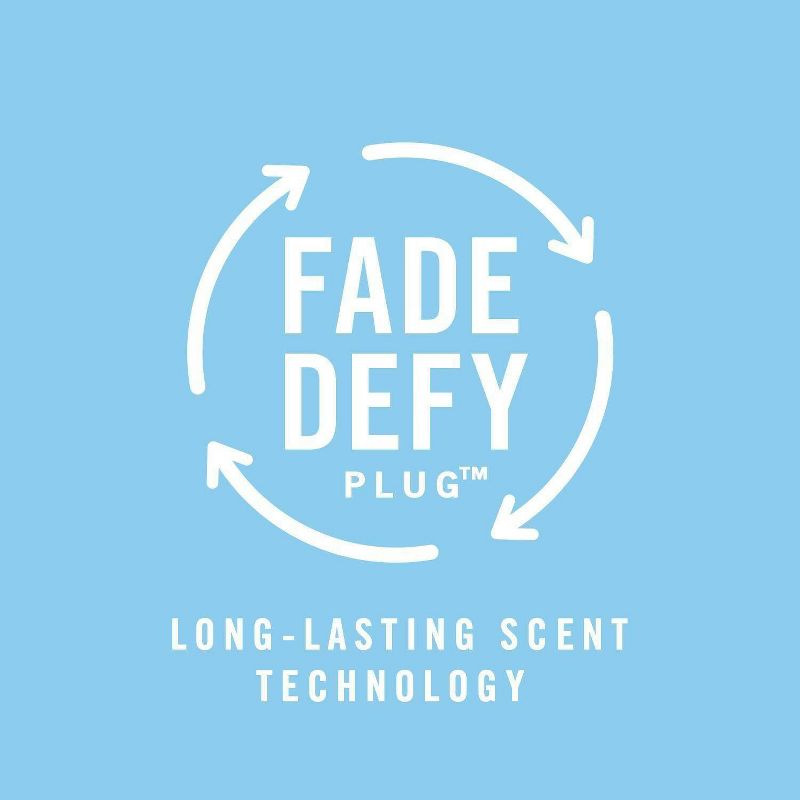 Febreze Plug Bora Bora Waters Refill with Fade Defy Technology - 2ct