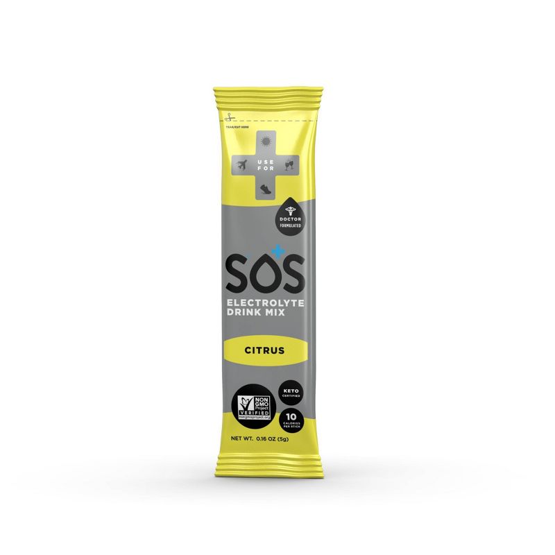 SOS Hydration Electrolyte Drink Mix Variety Pack - 20pk