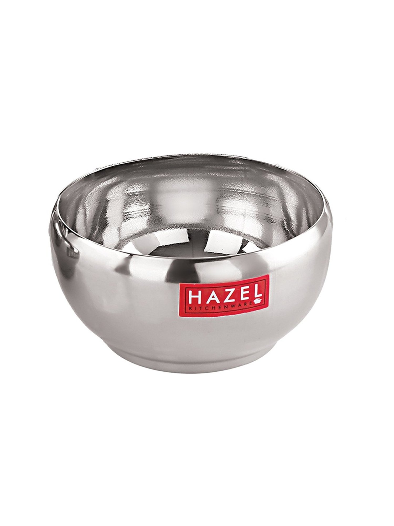 HAZEL Silver Stainless Steel Bowl for Dessert (300ml)
