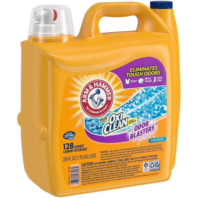 Arm & Hammer Odor Blaster Laundry Detergent - 224 fl oz