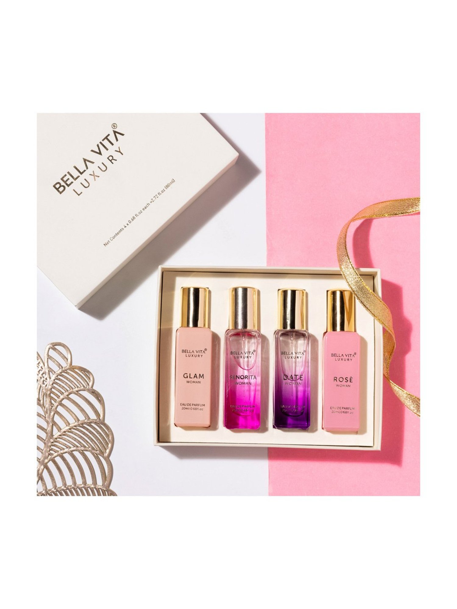 Bella Vita Luxury Perfumes Gift Set for Women (Pack of 4)