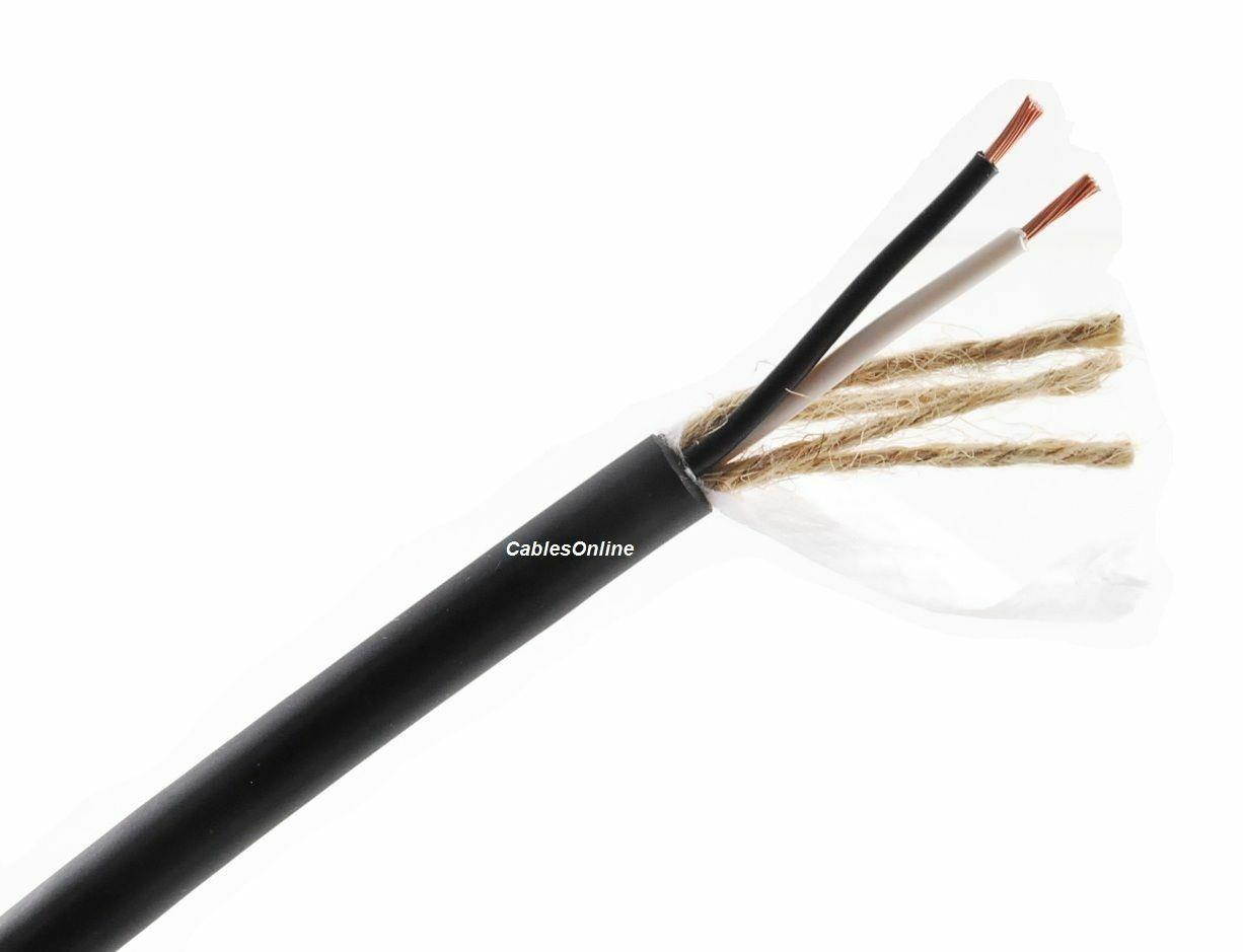 100ft Kirlin 1/4" Mono TS Male to Male 16AWG 8.2mm OD Flexible Speaker Cable