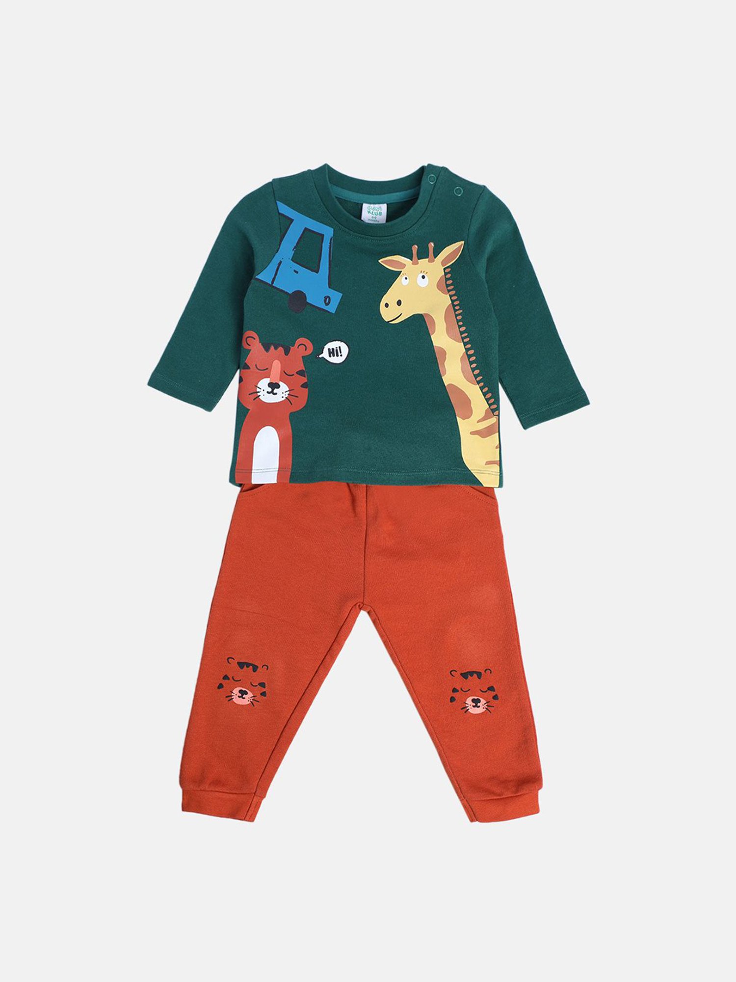 Mothercare Kids Multicolor Checks Shirt with T-Shirt