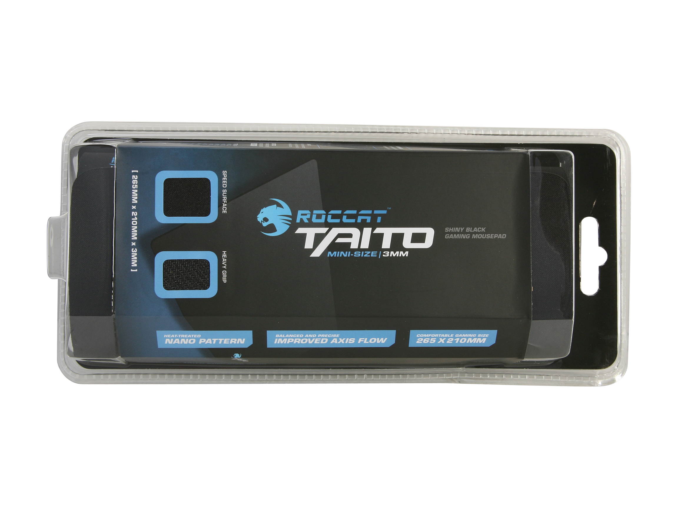 ROCCAT ROC-13-053 Taito Mini-Size 3mm - Shiny Black Gaming Mousepad