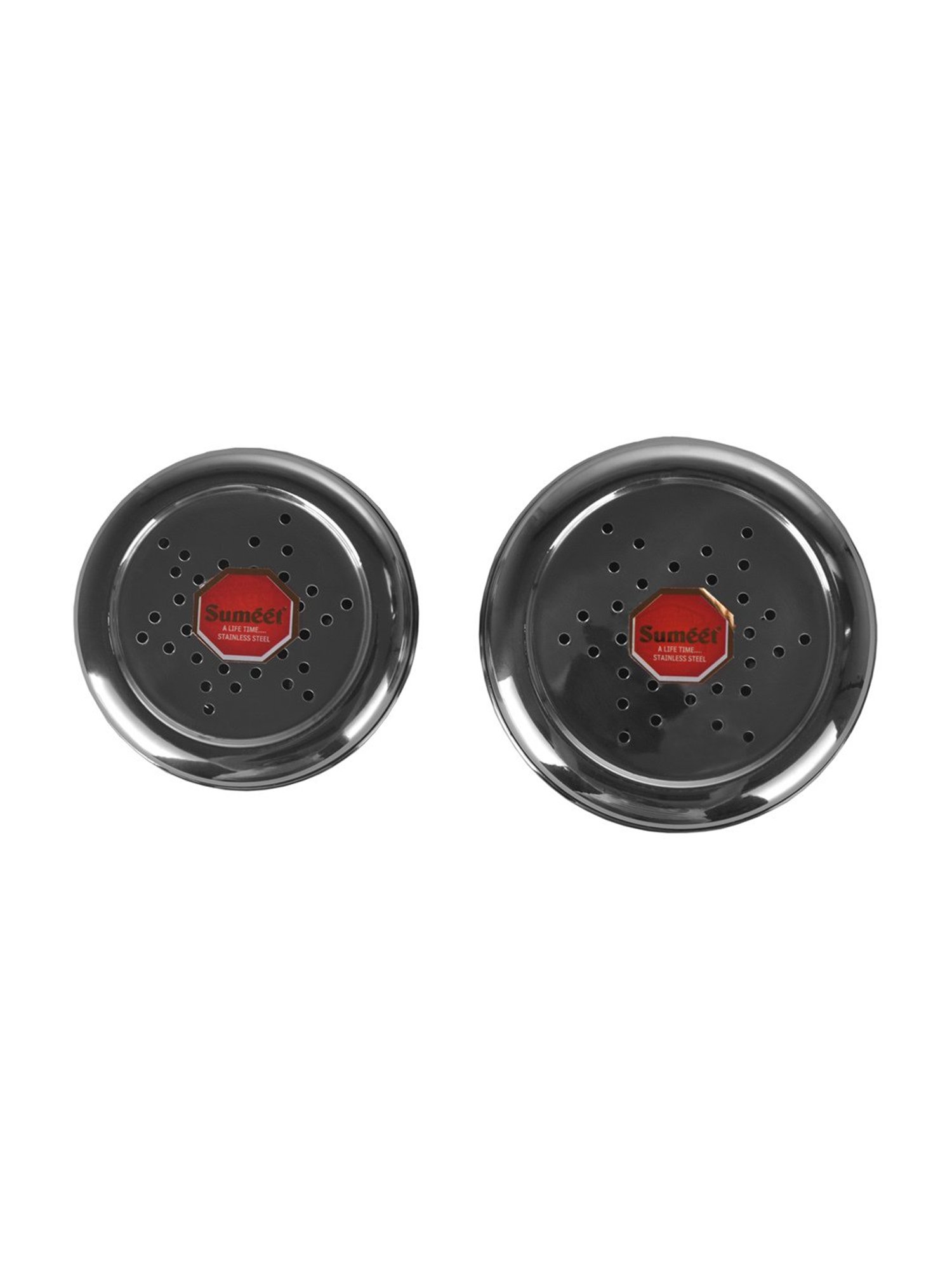 Aristo Silver Stainless Steel Storage Containers with Base Stand - Set of 7