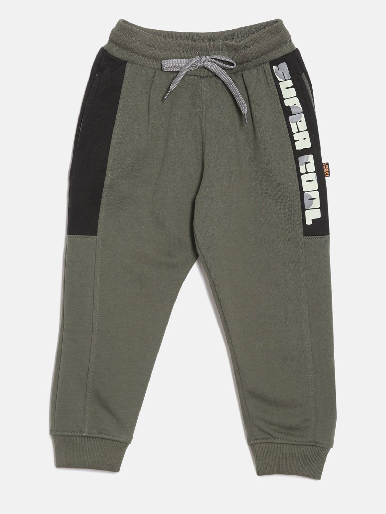 Dixcy Scott Originals Boys Olive Solid Joggers