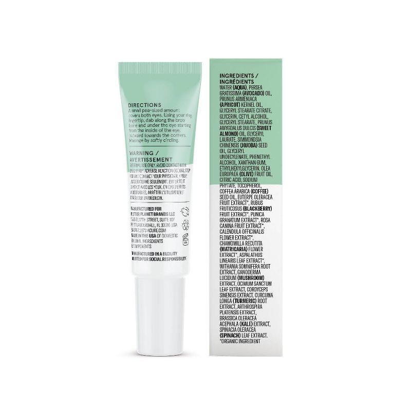 Acure Ultra Hydrating Eye Cream - 0.5 fl oz