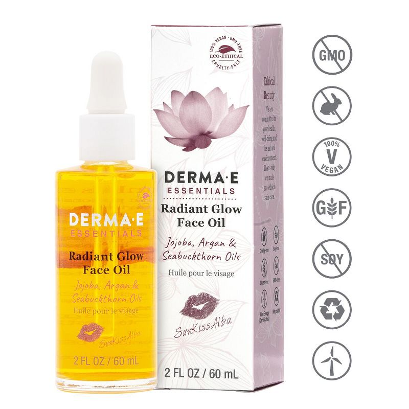 DERMA E Sunkiss Alba Face Oil - 2oz
