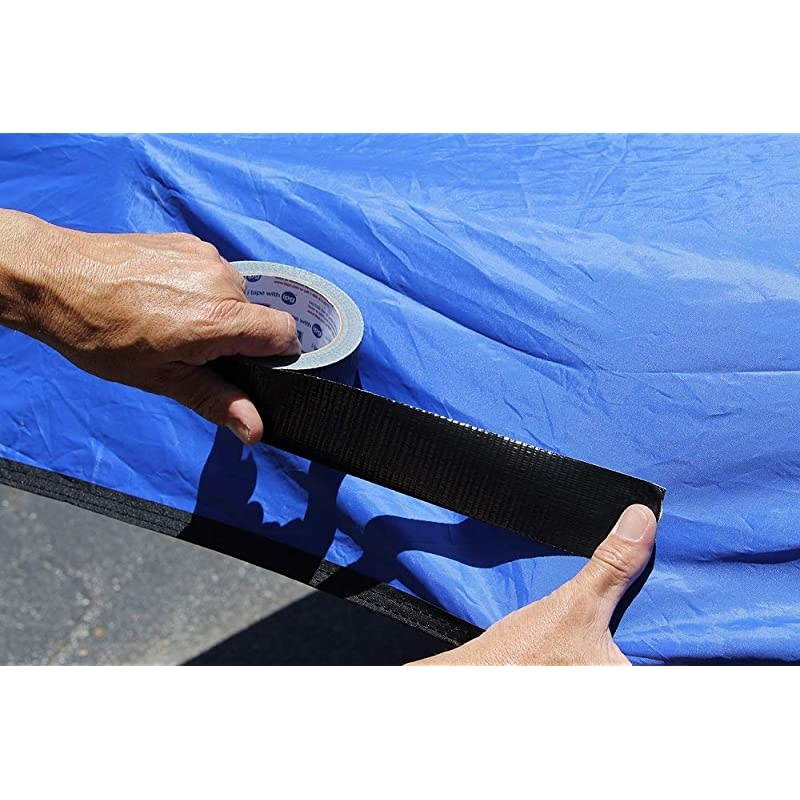 JobSite DUCTape, Colored Duct Tape, 1.88" x 60 yd, Black (Single Roll)