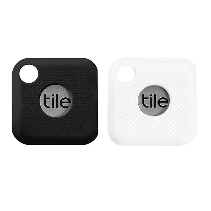 2 Pack  Silicone Case Compatible for New Tile Pro 2020 2018 with Keychain AntiScratch Lightweight Soft Protective Sleeve Skin Cover Device Not IncludedBlackWhite