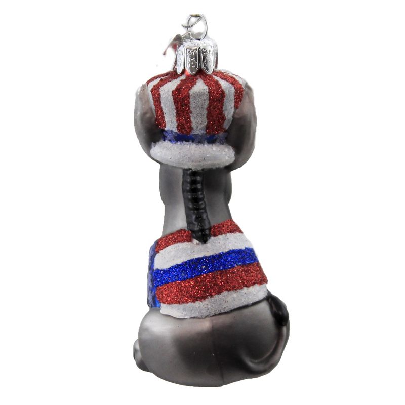 Noble Gems 4.25" Patriotic  Donkey Uncle Sam Hat Ornament  -  Tree Ornaments