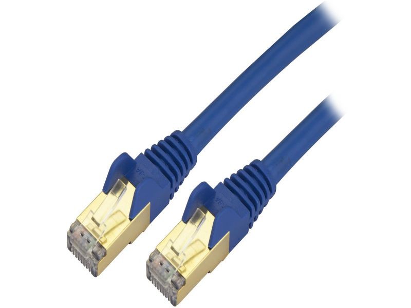 StarTech C6ASPAT6BK StarTech.com Cat6a Shielded Patch Cable - 6 ft. - Black - Snagless RJ45 Cable - Ethernet Cord - Cat 6a Cable
