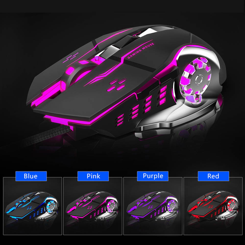 AULA H510 RGB Gaming Mouse with 9 Side Buttons High Precision 10000 DPI Optical Sensor, Fire Button Computer Mice 14-Programmable-Buttons for PC/Gamer