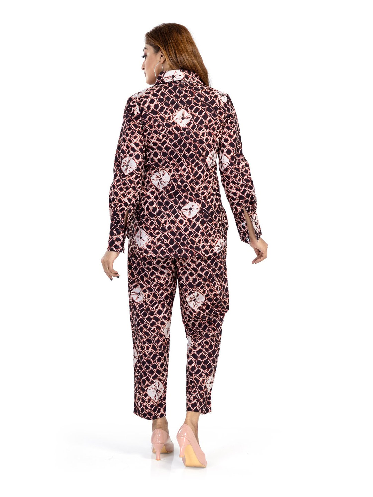 Nino Bambino Black Printed Shirt With Pants