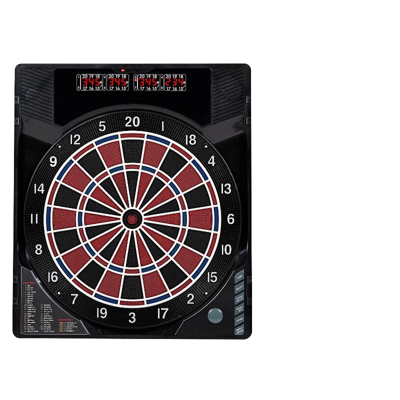 MD Sports New Haven Electronic Dartboard with Cabinet