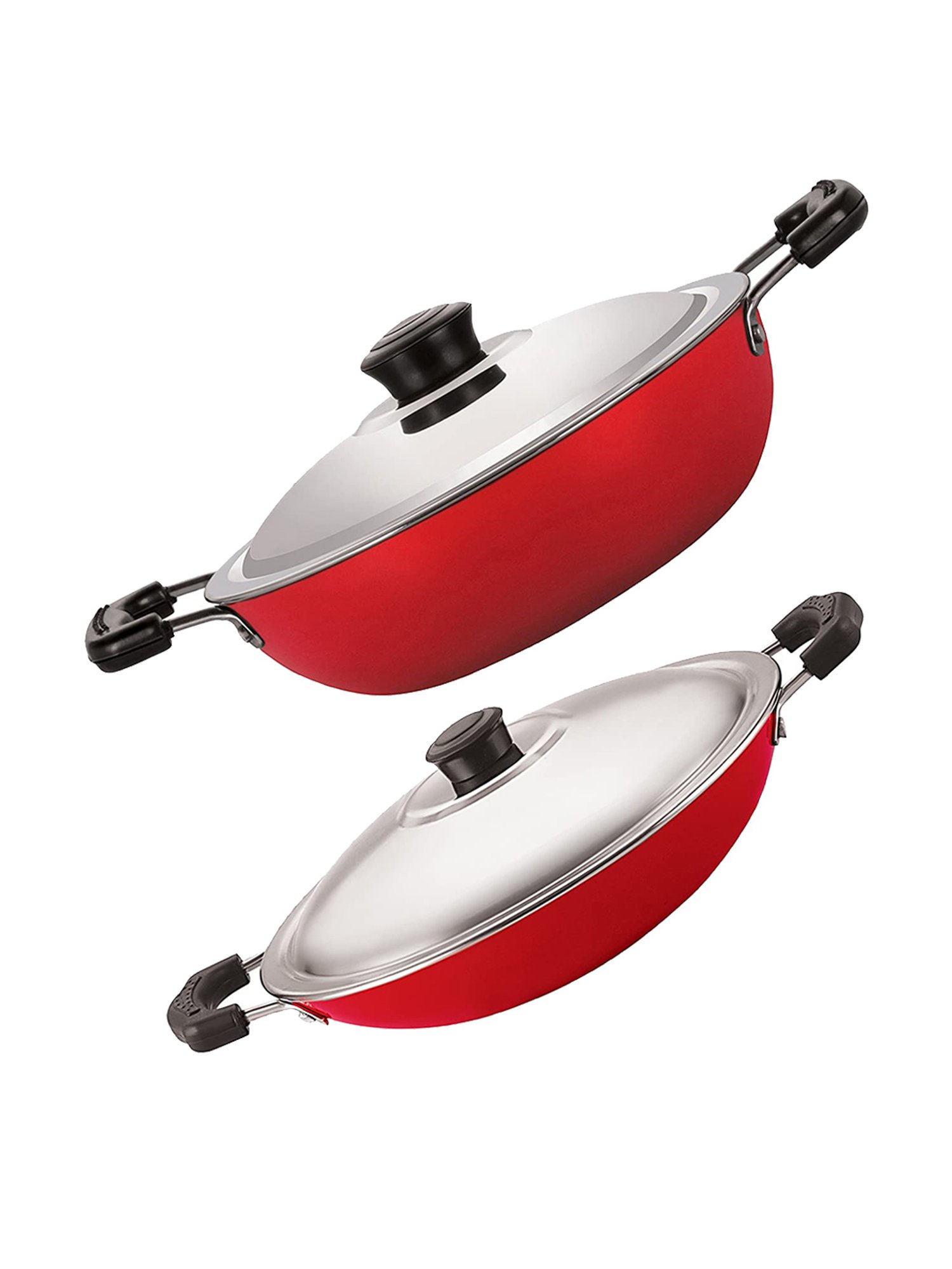 Nirlon Non-Stick Red Aluminium Kitchenware Gift Set Combo (2.6mm)
