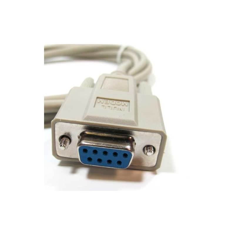 3 ft DB9 FF Null Modem Cable RS232