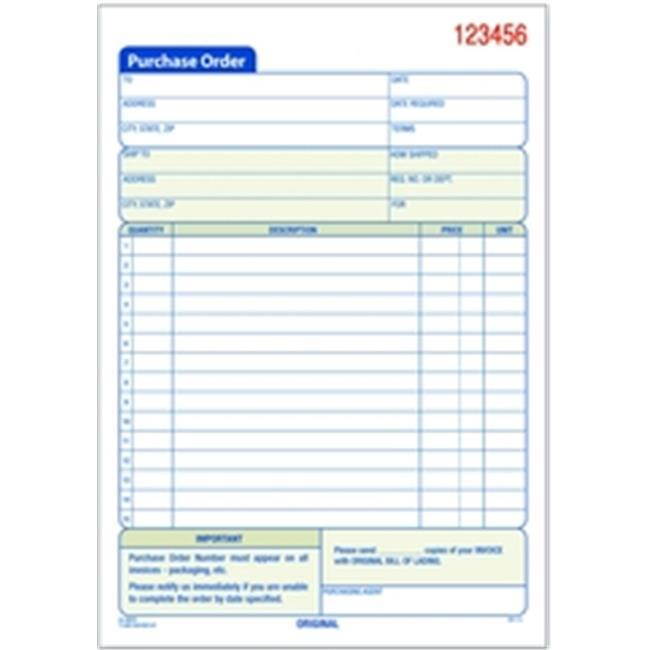 Adams Purchase Order Form