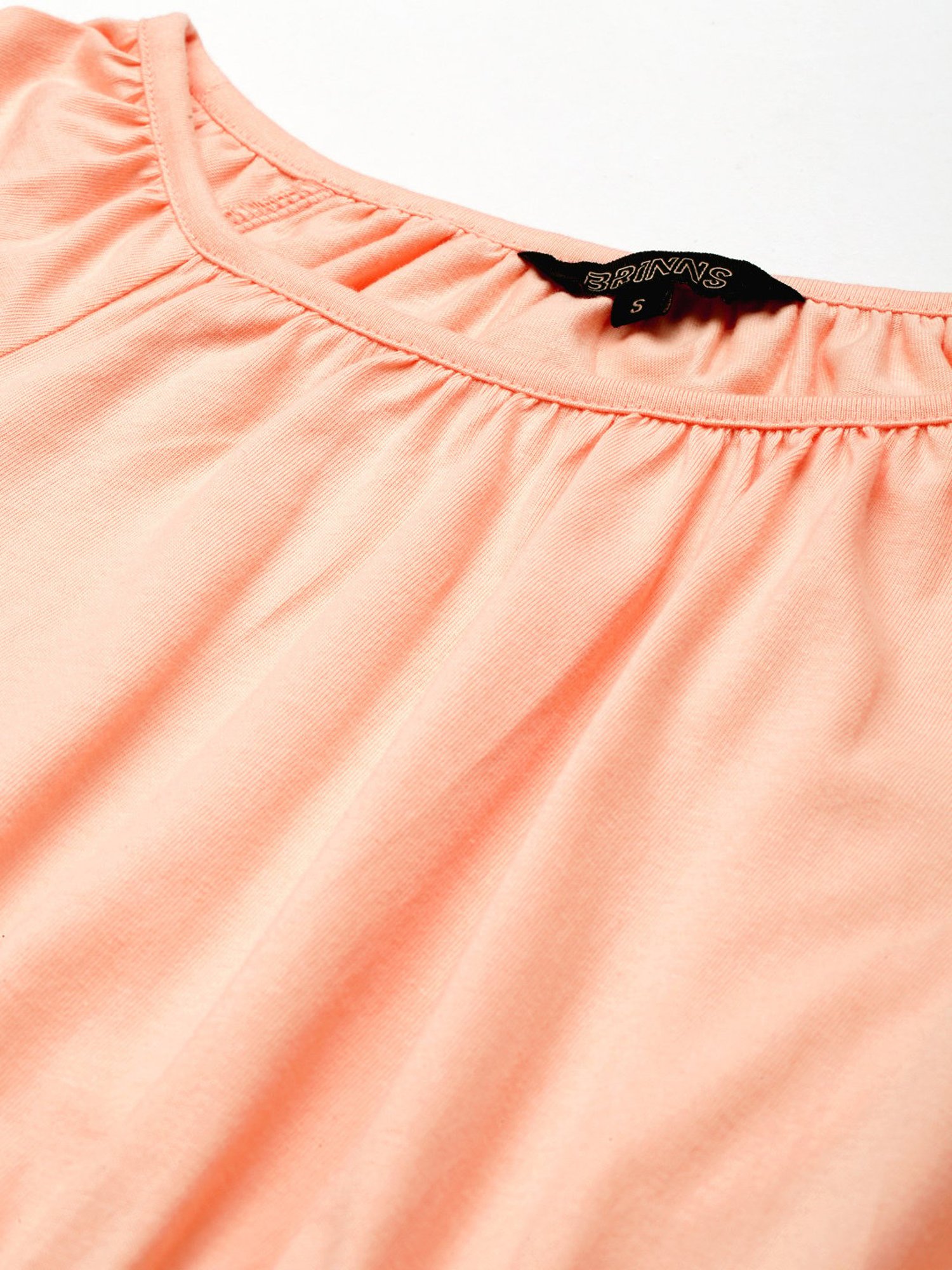 BRINNS Peach Midi A Line Dress