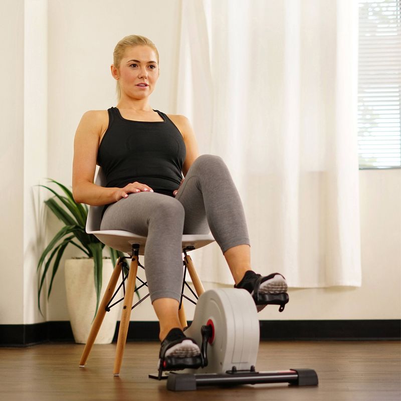 Sunny Health & Fitness Magnetic Under Desk Exercise Bike