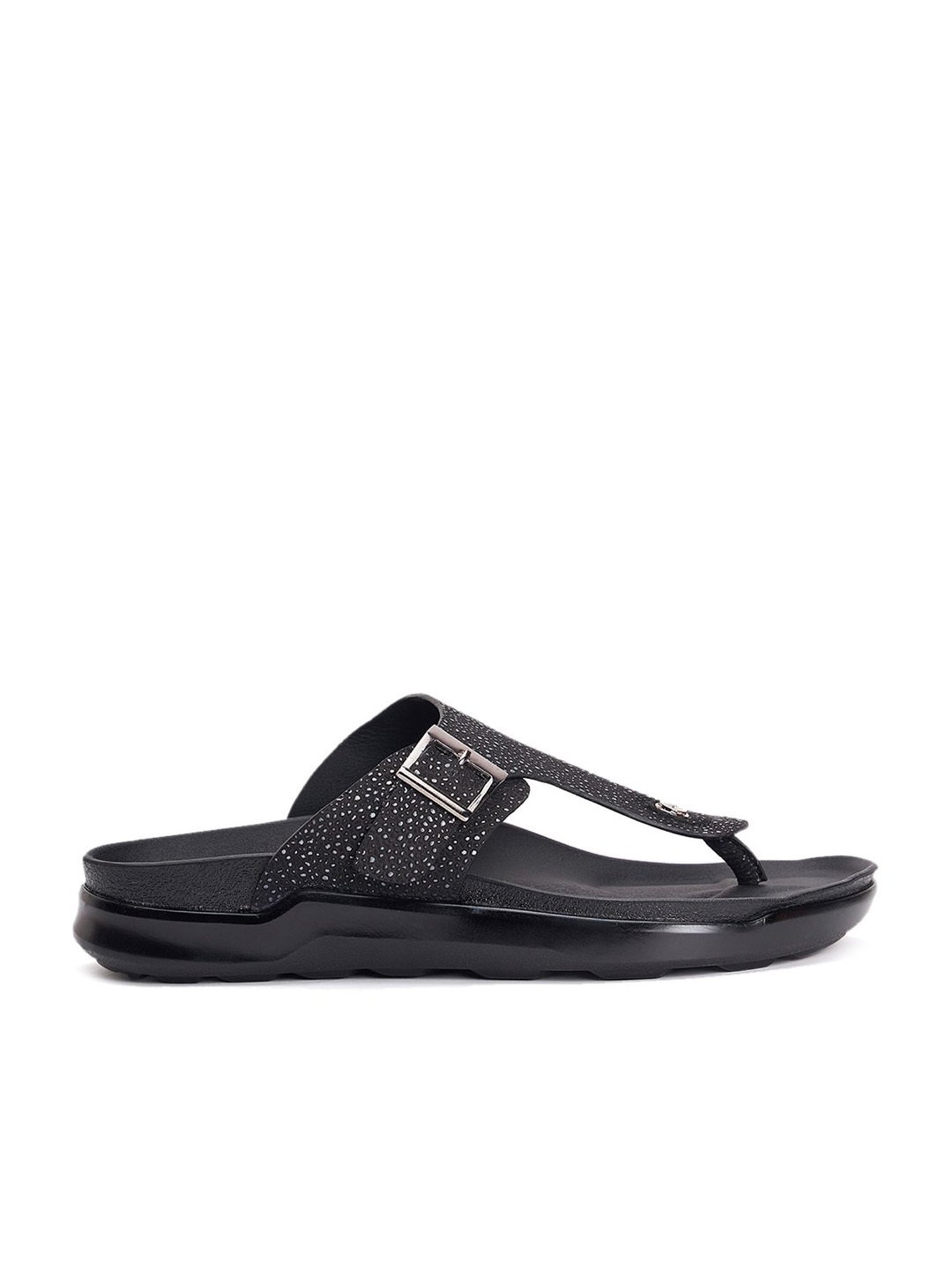 Hitz Men's Charcoal Thong Sandals