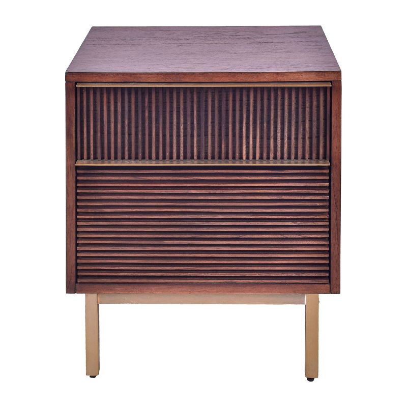 Avant 2 Drawer Nightstand Mocaccino - Hopper Studio