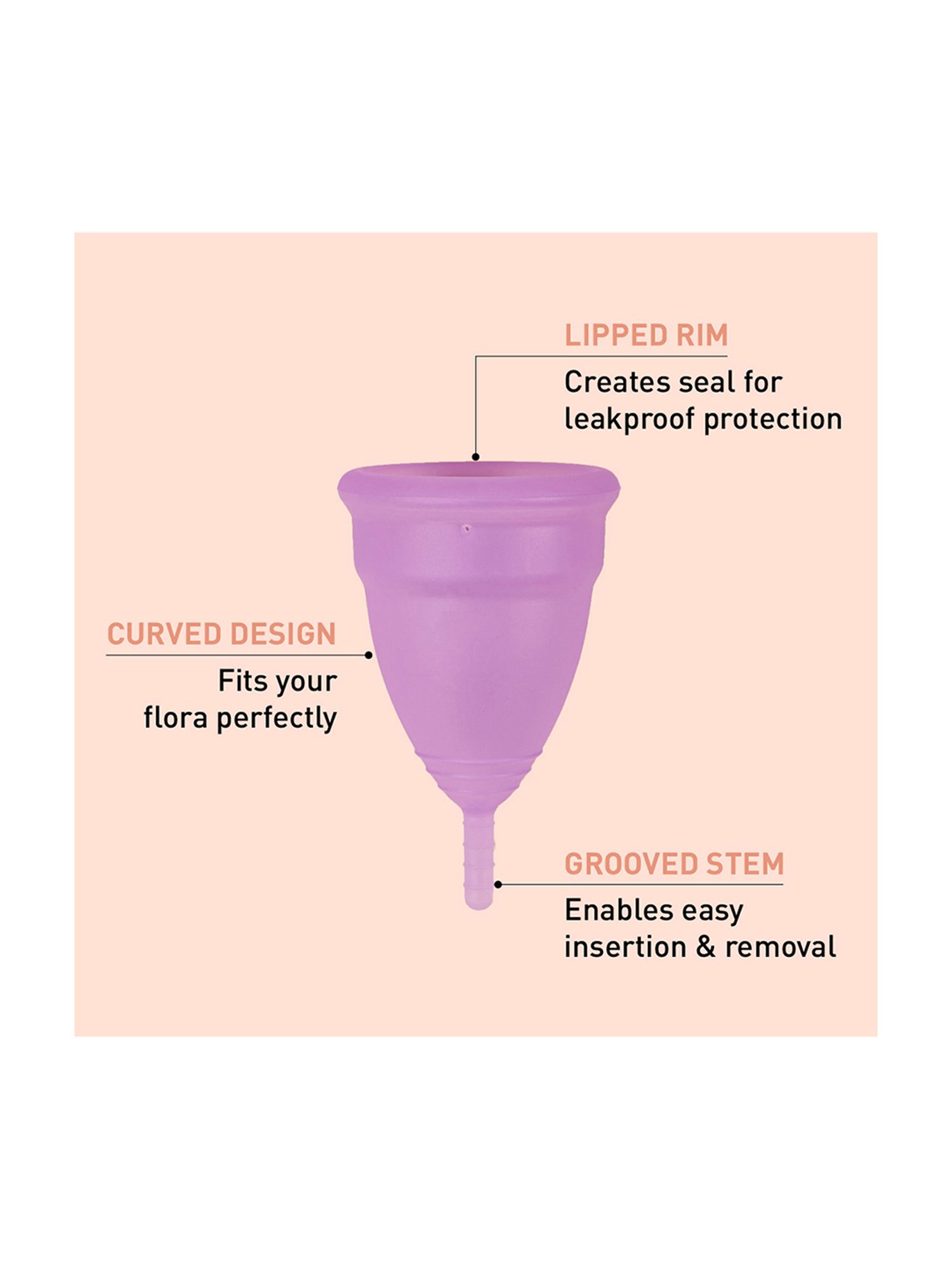Namyaa Ultra Soft Medium Reusable Menstrual Cup - 50 gm