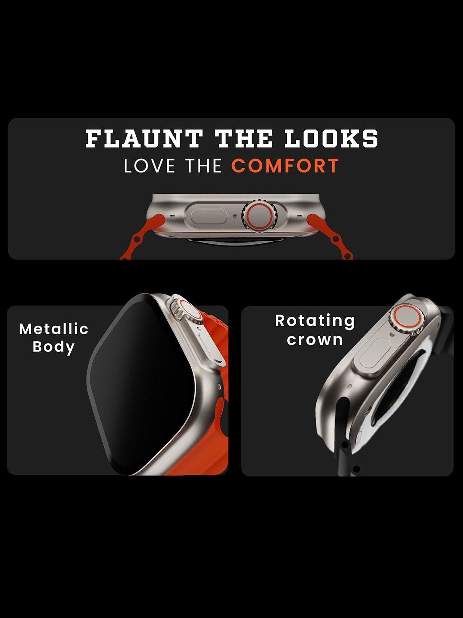 I Kall W1 Smartwatch (Black)