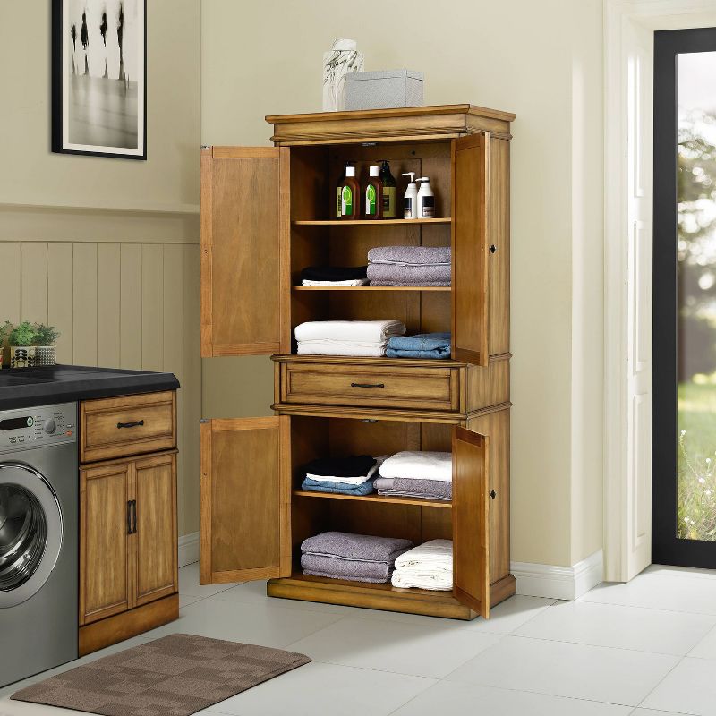 Wood 2 Door Storage Cabinet in White-Pemberly Row