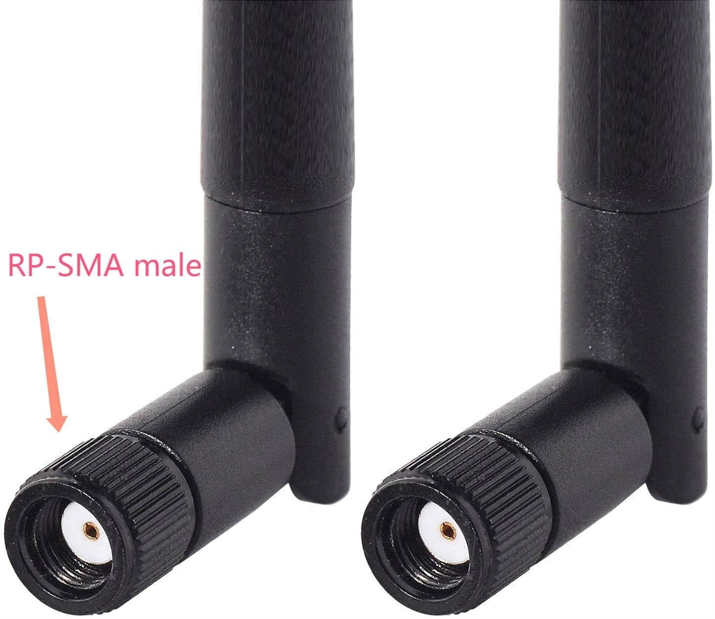 Bingfu RP-SMA Male to RP-SMA Female Bulkhead Mount RG174 WiFi Antenna Extension Coaxial Cable 5m 16.5 feet for WiFi Router Signal Booster Repeater Wireless Network Card USB Adapter Security IP Camera