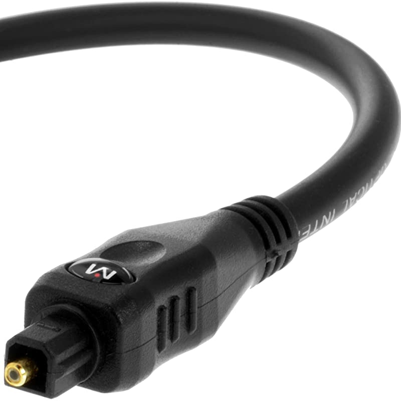 Toslink Cable 10 Feet Optical Digital Audio Cable