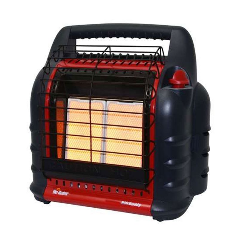 Mr. Heater 4,000 to 18,000 BTU Big Buddy Portable LP Gas Heater Bundle with Carry Bag