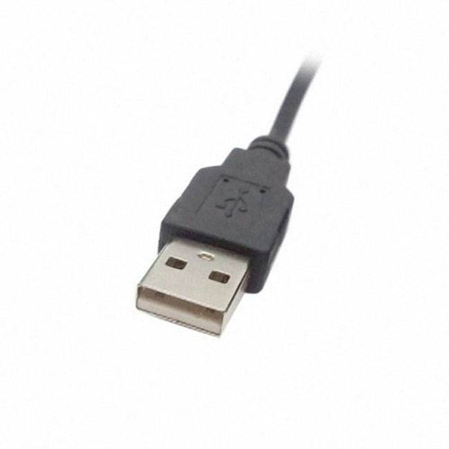 FVH USB 2.0 A Type Male to 5.5 x 2.5mm Plug Barrel Connector Cable U2-254-BK