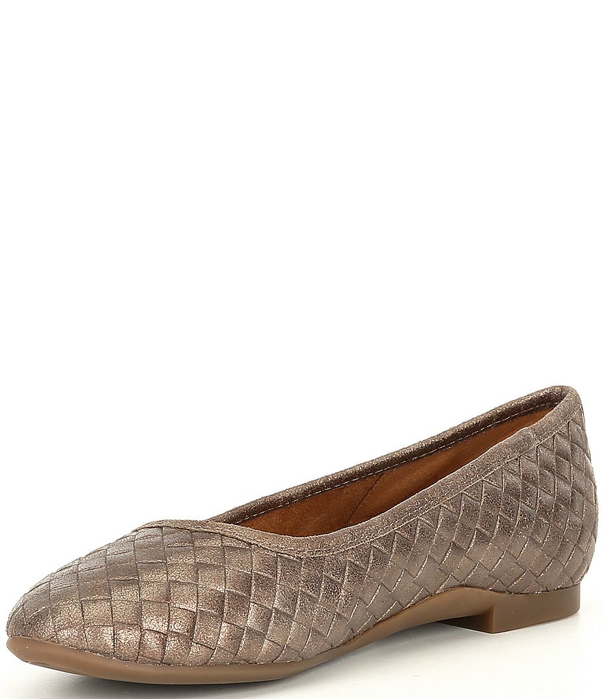 Jack Rogers Blair Pointed Toe Bow Leather Flats