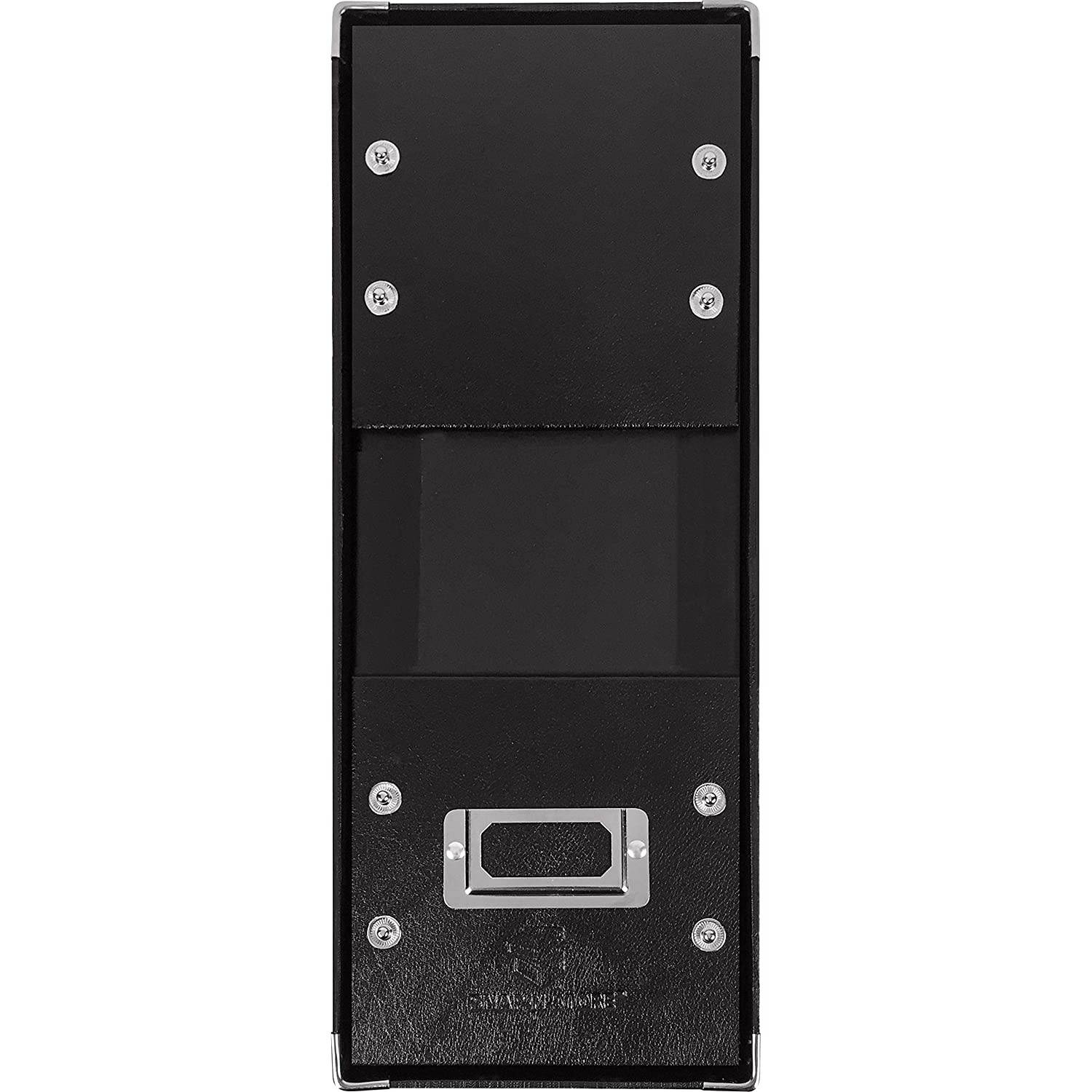 Snap-N-Store CD Storage Boxes, Set of 2 Boxes, Each 13.25" x 5.125" x 5.125", Holds up to 165 CDs, Black (SNS01617)