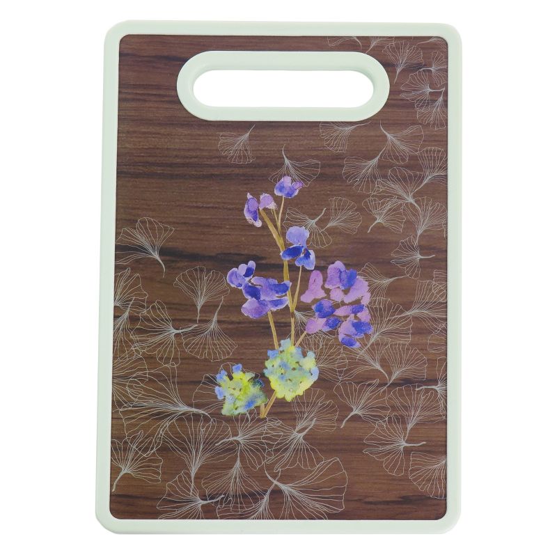 Gibson Elite Lavender Cottage 3 Piece Knife Cutlery Set in Floral