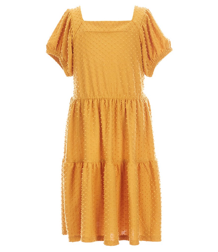 Rare Editions Big Girls 7-16 Tie-Dye Pleated Chiffon Maxi Dress