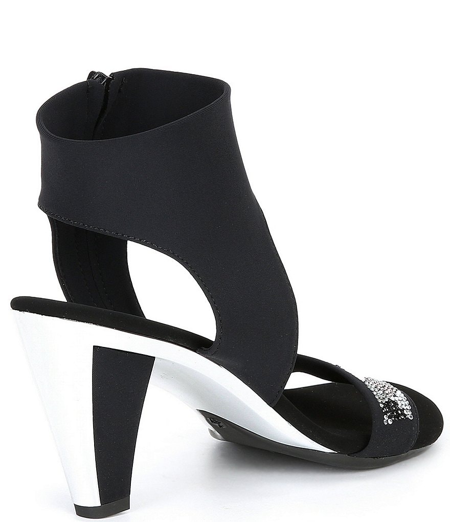 Onex Saphire Ankle Strap Rhinestone Dress Sandals