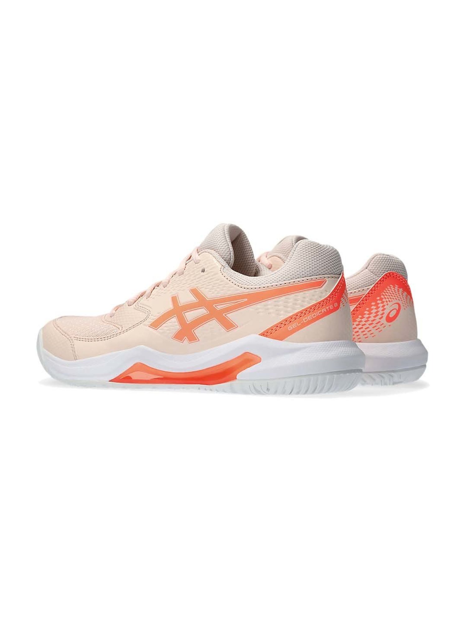Asics Women's GEL-Dedicate 8 Peach Tennis Shoes