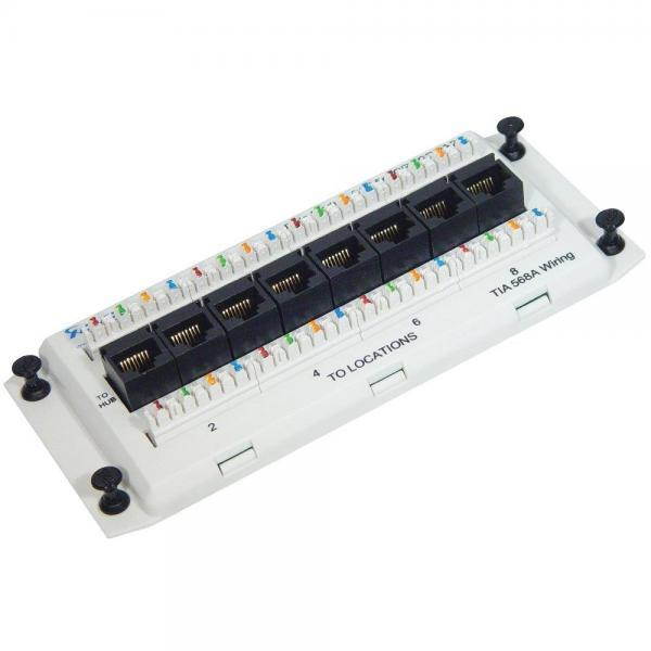 ICC Deluxe Series, Cat5E Data, 8-Port (ICC-ICRESDPA2C) Category: Cables and Installation Products