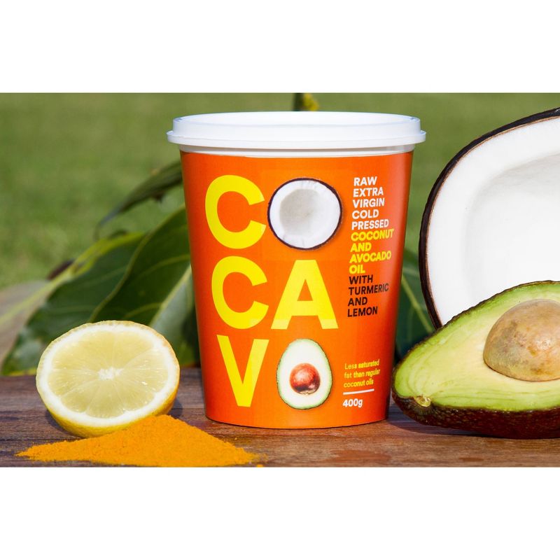 Cocavo Coconut & Avocado Oil w/Turmeric & Lemon - 14 fl oz