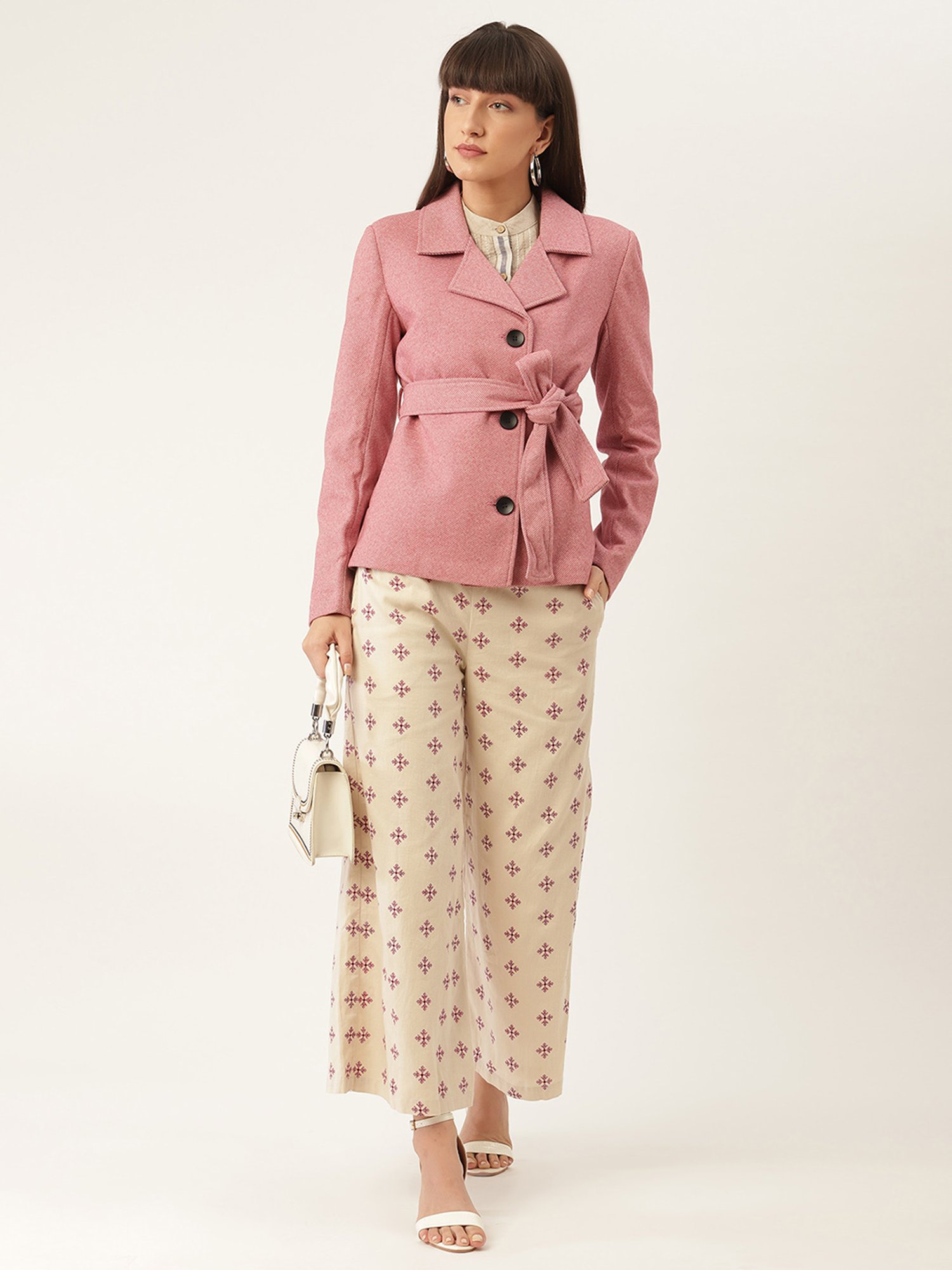 Rooted Maroon Full Sleeve Coat