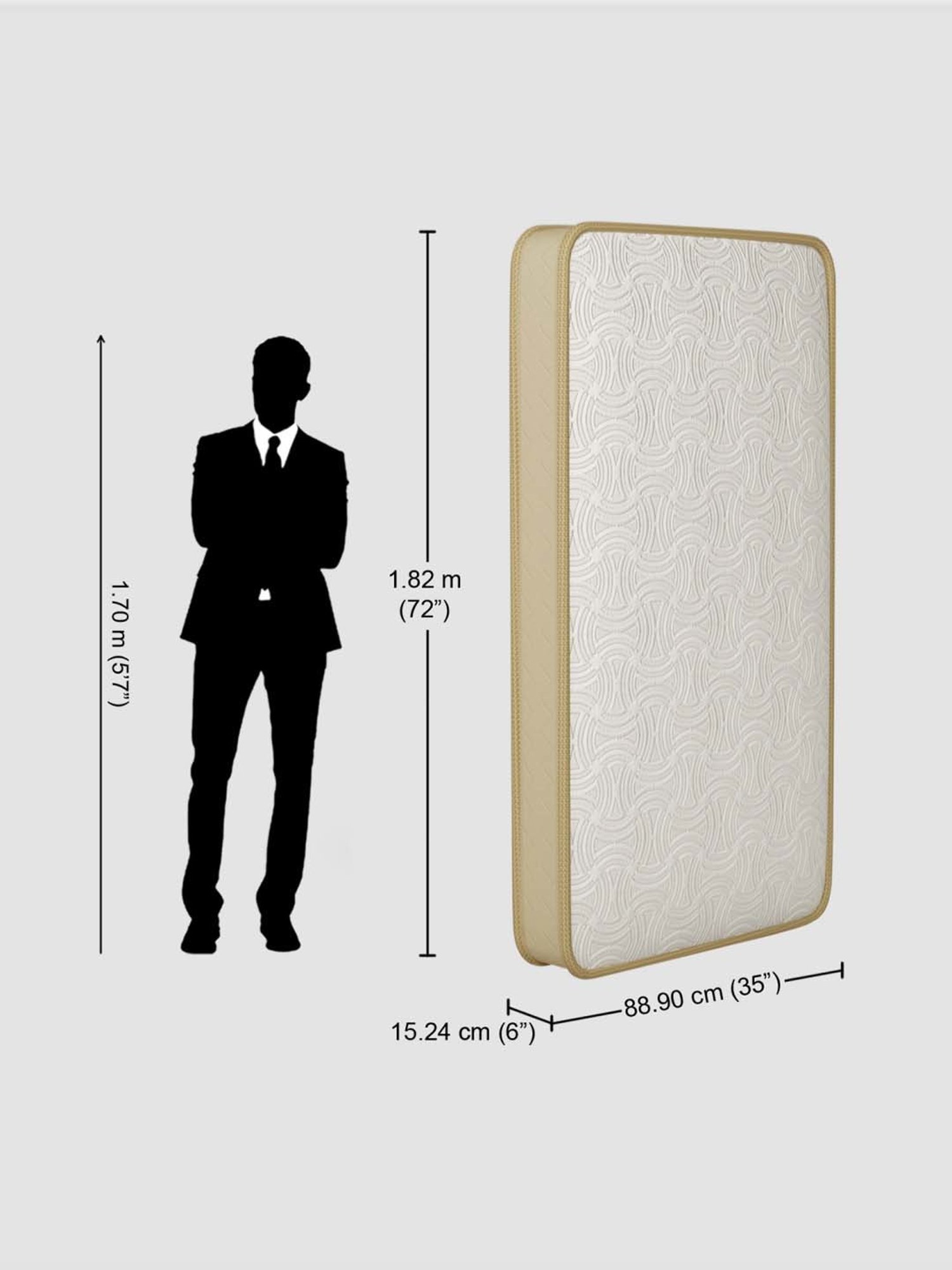 Duroflex Live-in Adapt Grey Foam New Gen Smart Design Flippable Adjustable Double Mattress