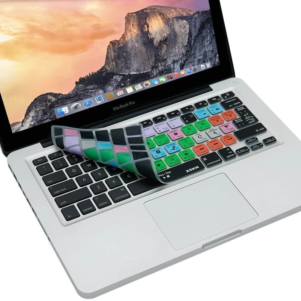 XSKN for Apple Logic Pro X 10 Shortcut Design Silicone Keyboard Skin Cover for Macbook 13 15 17 inch (US & EU Layout)