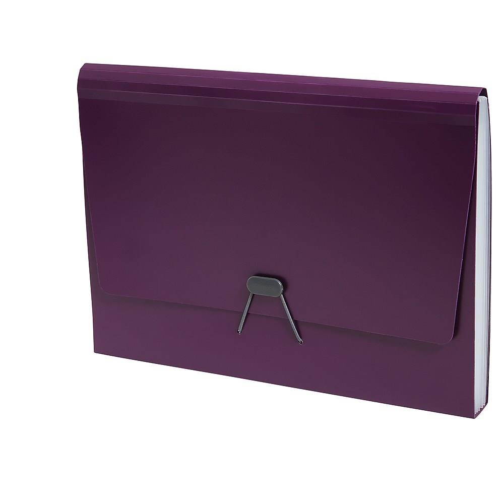 Staples Reinforced Expanding File Letter Size 7-Pocket Assorted Colors 51835